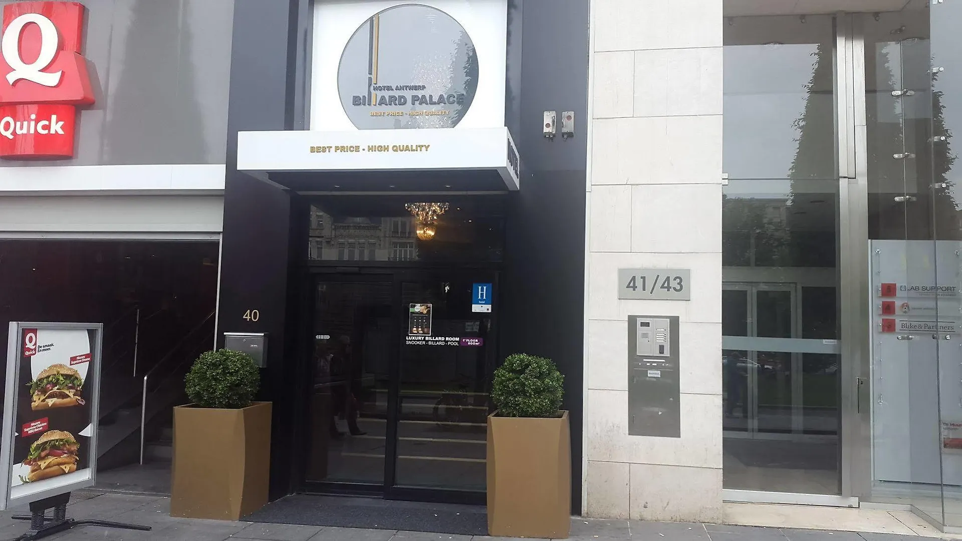 Hotel Antwerp Billard Palace